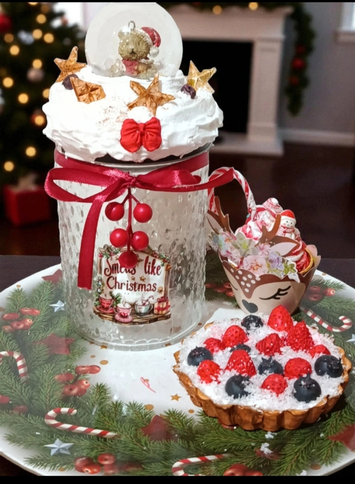 🎄 Composition de Noël – Tasse décorative gourmande